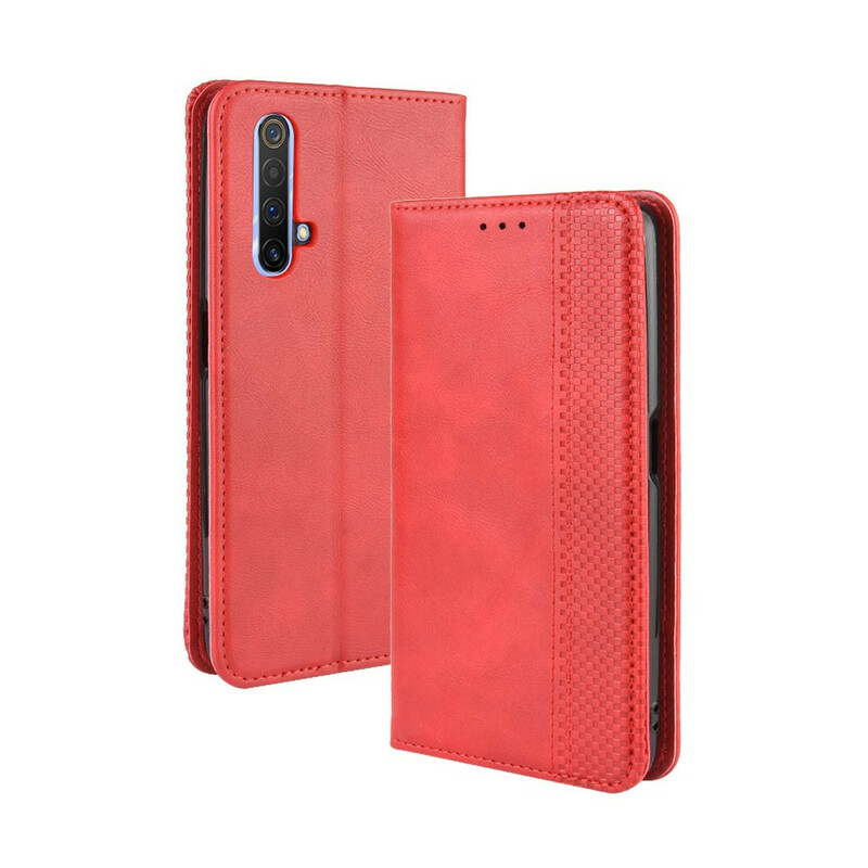 Flip Cover Realme X50 Vintage Leather Effect Stylish
