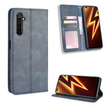 Flip Cover Realme X50 Pro Efecto Cuero Estilo Vintage