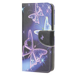 Funda Samsung Galaxy A51 5G Neon Butterfly