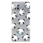 Samsung Galaxy A42 5G Funda transparente Sentimental Pandas