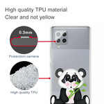 Samsung Galaxy A42 5G Funda Transparente Panda Triste