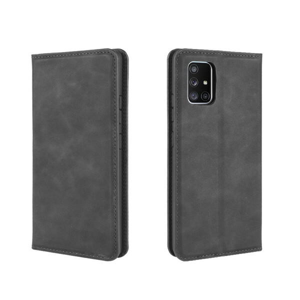 Funda abatible Samsung Galaxy A51 5G Efecto piel suave