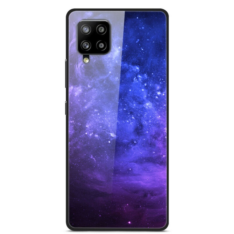 Samsung Galaxy A42 5G Funda de cristal y silicona Galaxy