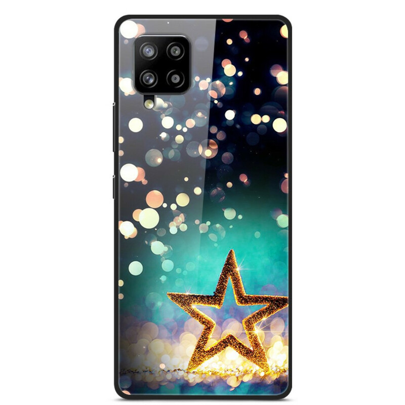 Samsung Galaxy A42 5G Funda de cristal templado en forma de estrella