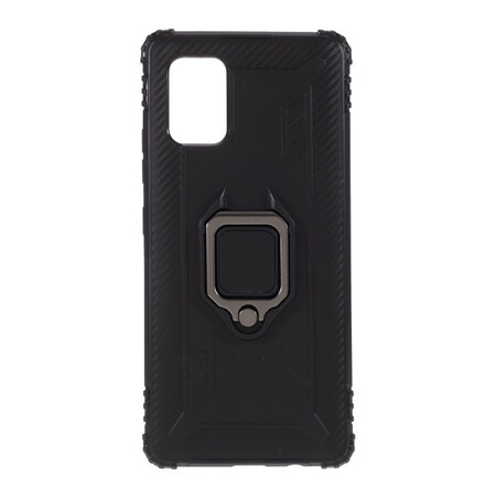 Funda de fibra de carbono y anillo Samsung Galaxy A51 5G