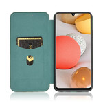 Flip Cover Samsung Galaxy A42 5G Fibra de Carbono
