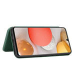 Flip Cover Samsung Galaxy A42 5G Fibra de Carbono
