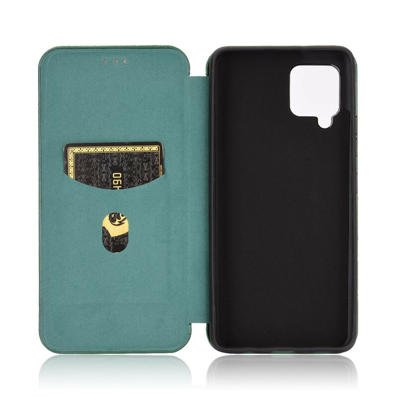 Flip Cover Samsung Galaxy A42 5G Fibra de Carbono