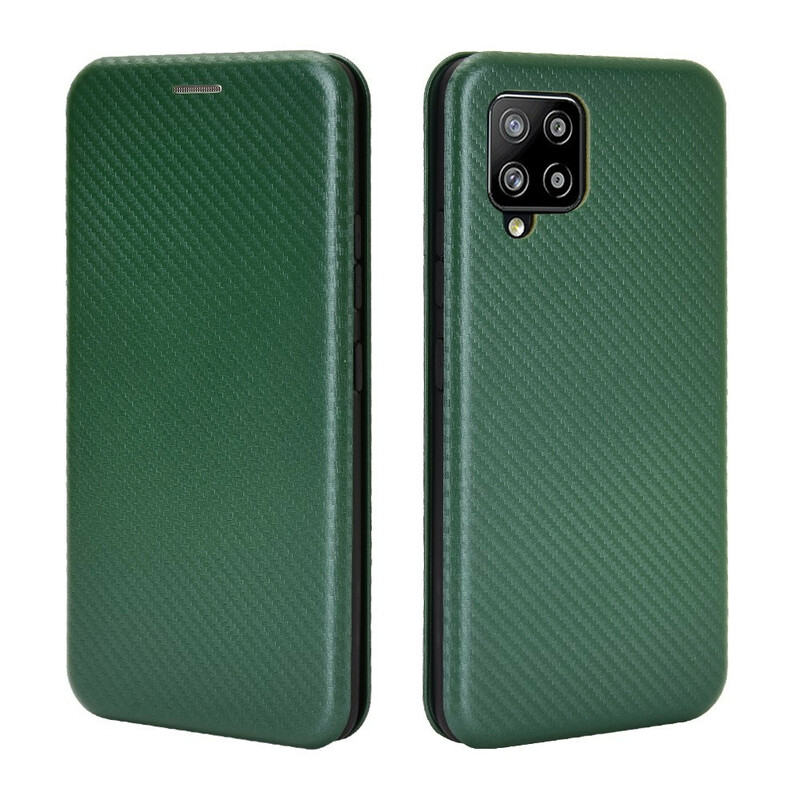 Flip Cover Samsung Galaxy A42 5G Fibra de Carbono