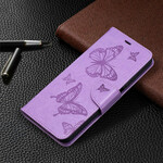Funda con colgante Xiaomi Mi 10T Lite con estampado de mariposa
