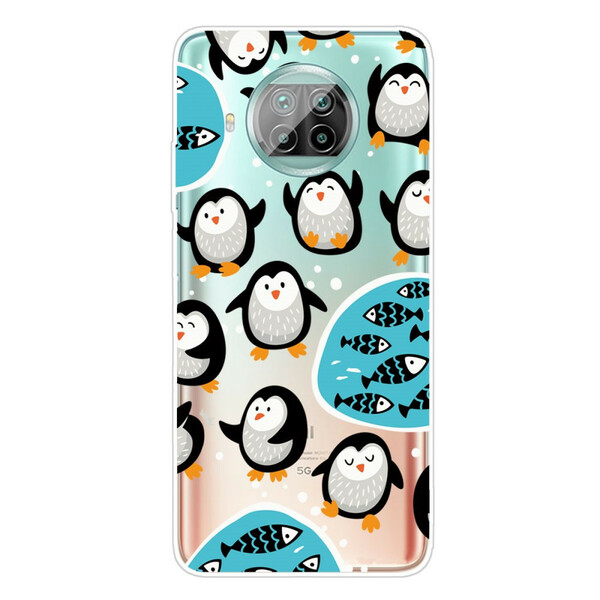 Funda Xiaomi Mi 10T Lite Pingüinos y peces
