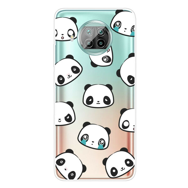 Xiaomi Mi 10T Lite Funda Sentimental Pandas