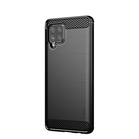 Samsung Galaxy A42 5G Funda de fibra de carbono cepillada MOFI