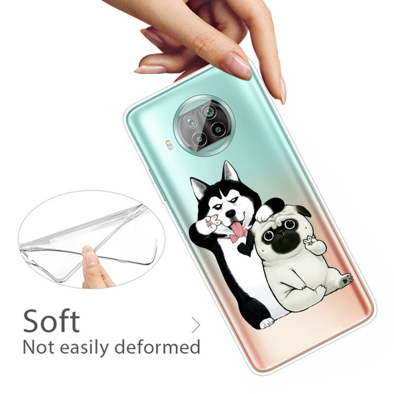 Xiaomi Mi 10T Lite Funda Funny Dogs