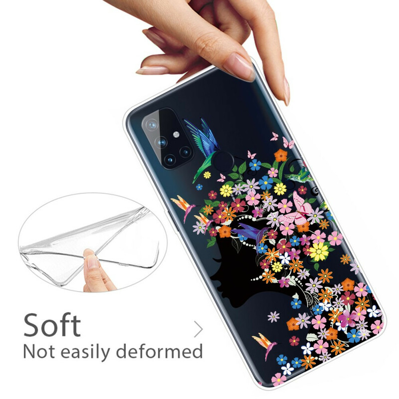Tapa de OnePlus N10 Pretty Flowered Head