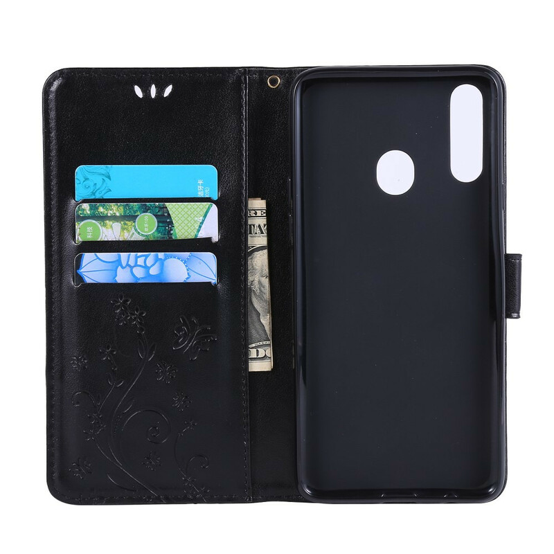 Funda Samsung Galaxy A20s Mariposas y Flores