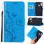 Funda Samsung Galaxy A20s Mariposas y Flores Funda Samsung Galaxy A20s Mariposas y Flores