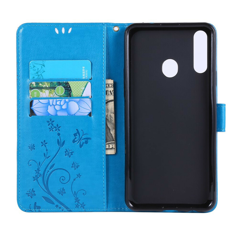 Funda Samsung Galaxy A20s Mariposas y Flores
