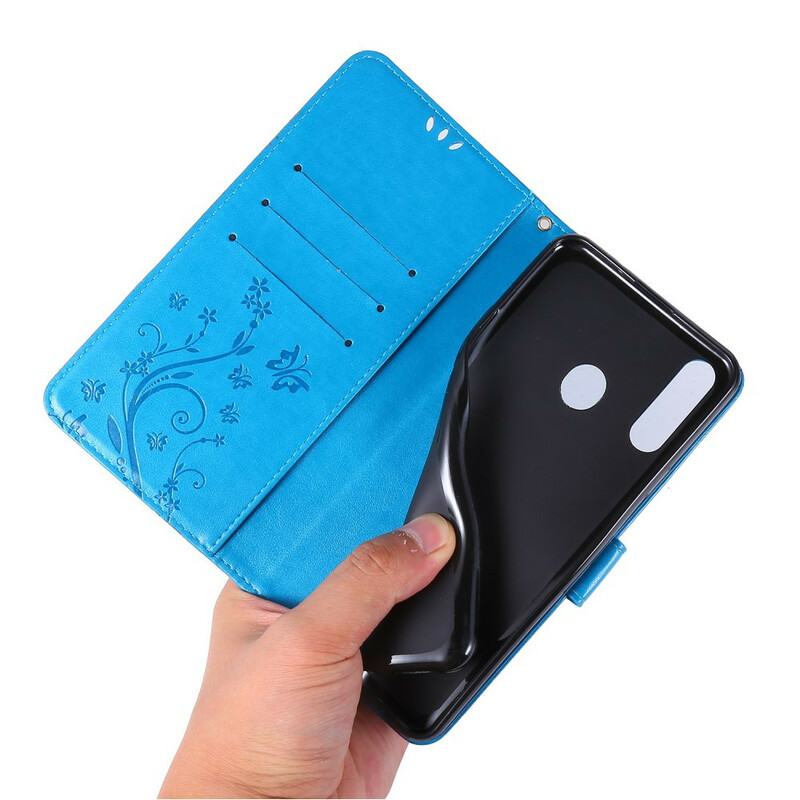 Funda Samsung Galaxy A20s Mariposas y Flores