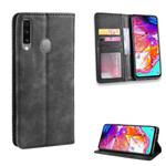 Funda Flip Cover Samsung Galaxy A20s Efecto Cuero