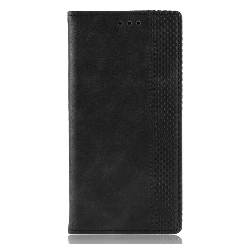 Funda Flip Cover Samsung Galaxy A20s Efecto Cuero
