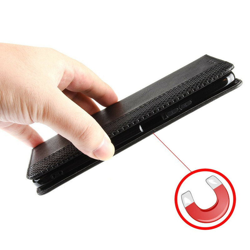 Funda Flip Cover Samsung Galaxy A20s Efecto Cuero