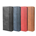 Funda Flip Cover Samsung Galaxy A20s Efecto Cuero
