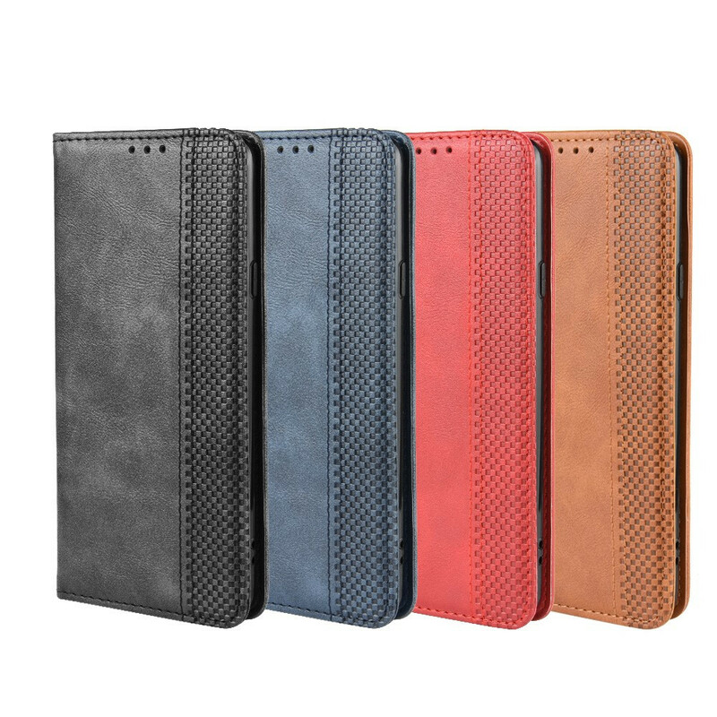 Funda Flip Cover Samsung Galaxy A20s Efecto Cuero