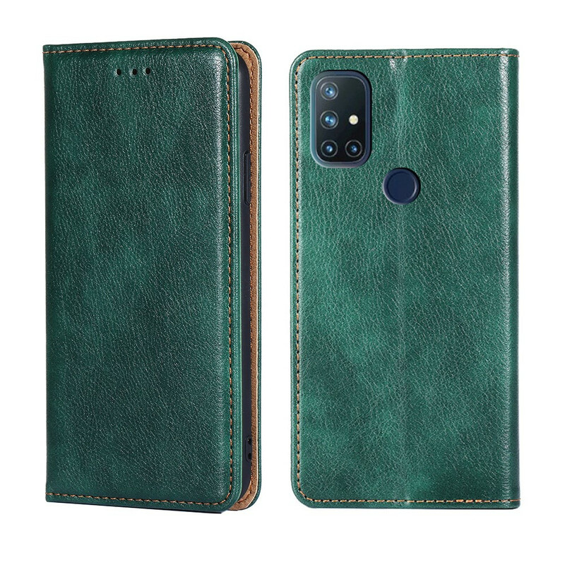 Flip Cover OnePlus Nord N10 Estilo Cuero Fino Flip Cover OnePlus Nord N10 Estilo Cuero Fino