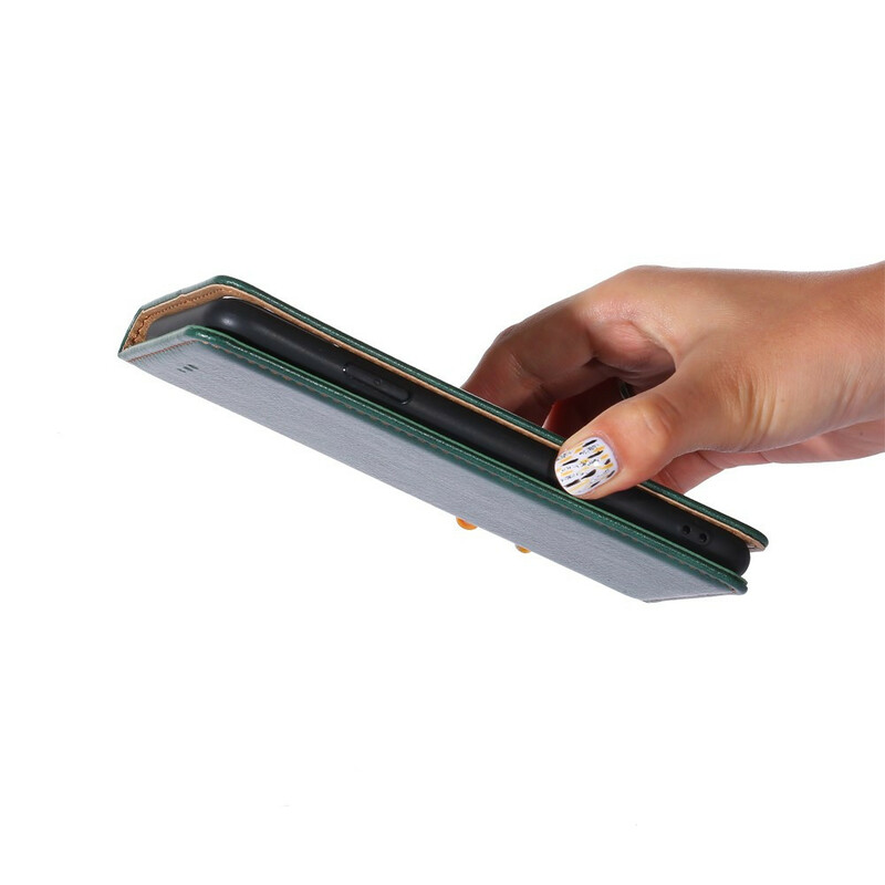 Flip Cover OnePlus Nord N10 Estilo Cuero Fino Flip Cover OnePlus Nord N10 Estilo Cuero Fino