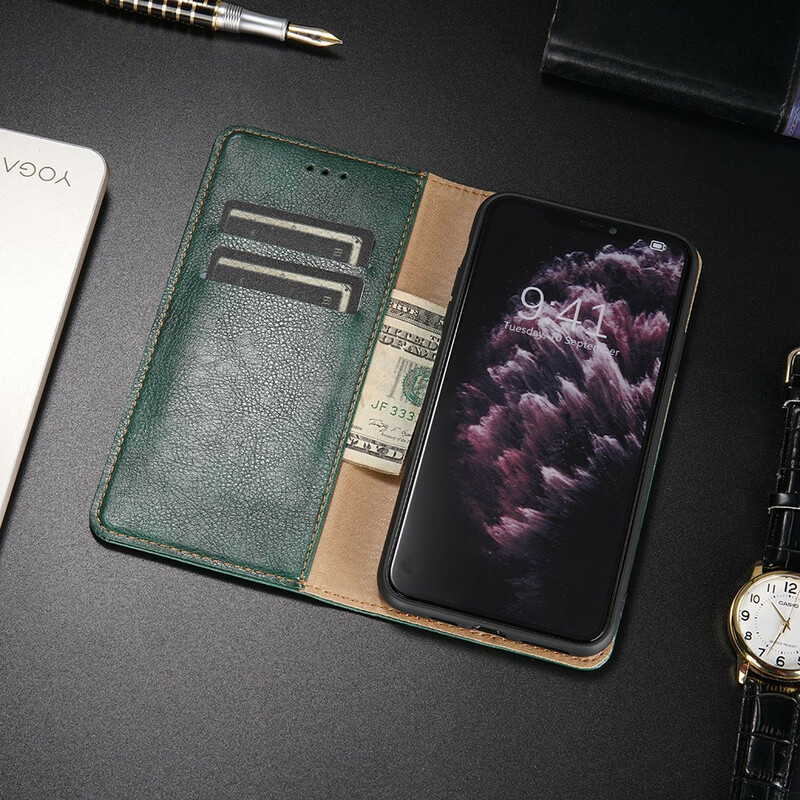 Flip Cover OnePlus Nord N10 Estilo Cuero Fino Flip Cover OnePlus Nord N10 Estilo Cuero Fino