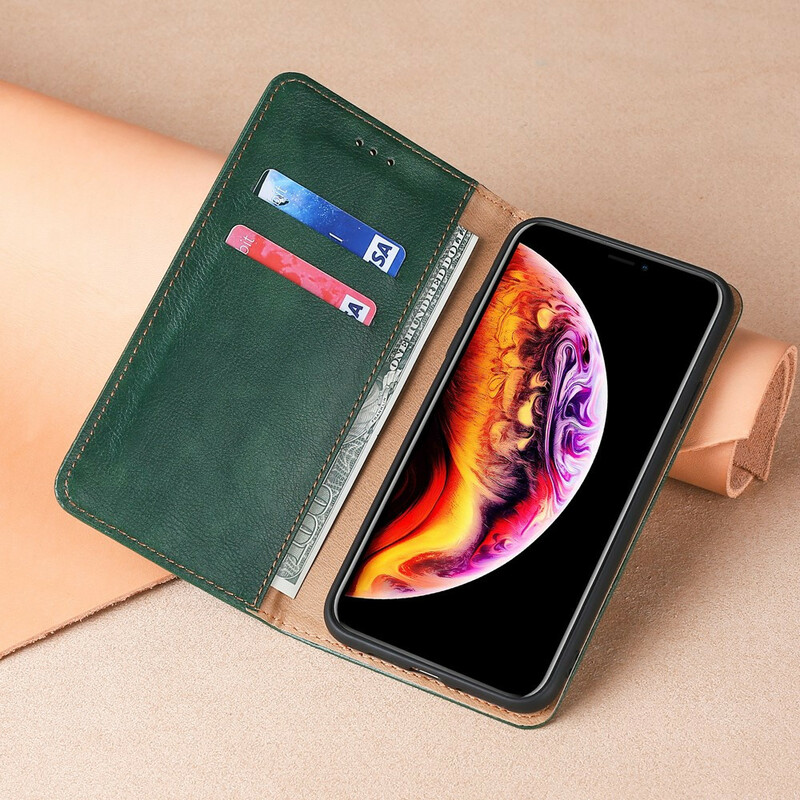 Flip Cover OnePlus Nord N10 Estilo Cuero Fino Flip Cover OnePlus Nord N10 Estilo Cuero Fino