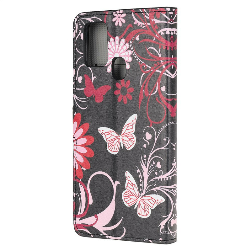 Funda OnePlus Nord N100 Mariposas y Flores