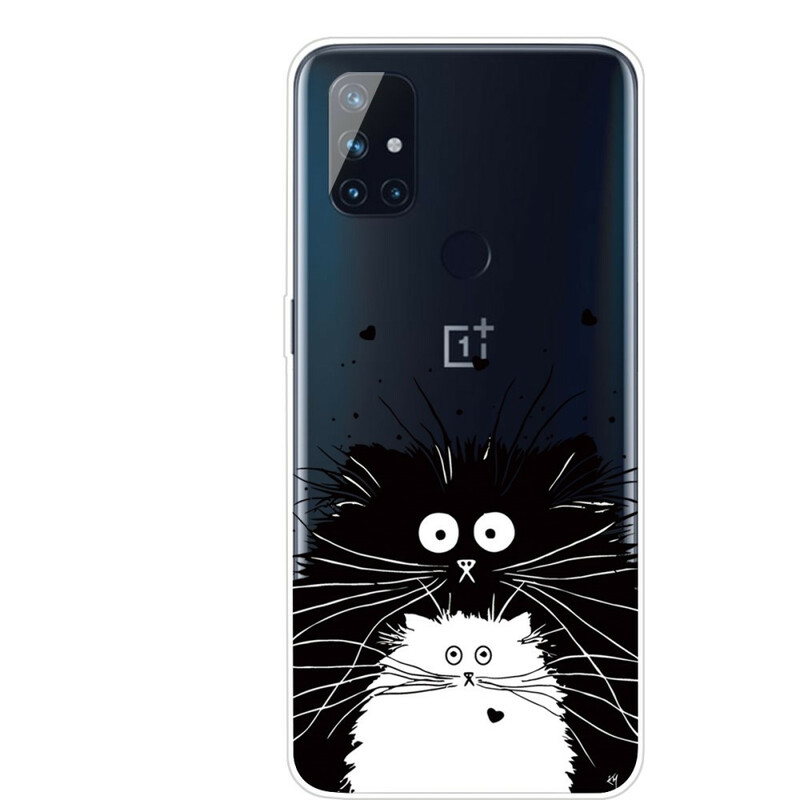 Funda OnePlus Nord N100 Mira los gatos