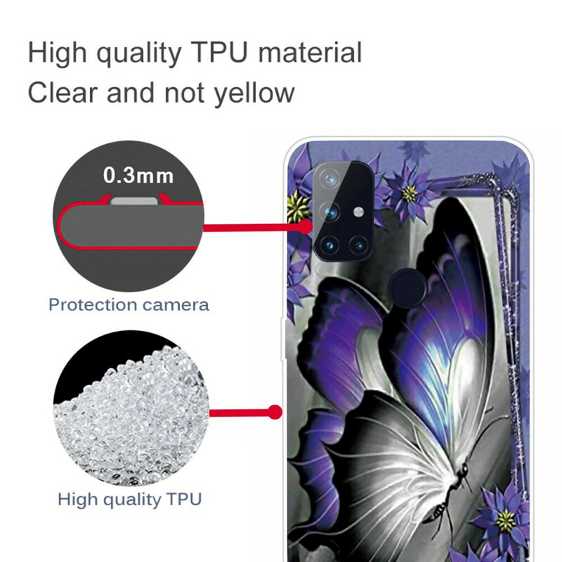 Funda OnePlus Nord N100 Royal Butterfly