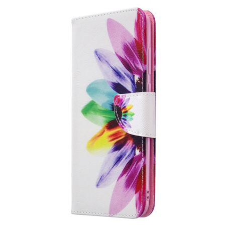 Funda de flor de acuarela para Samsung Galaxy M11