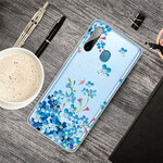 Funda de flores azules para Samsung Galaxy M11