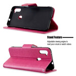 Funda Samsung Galaxy M11 Mariposas en vuelo con colgante