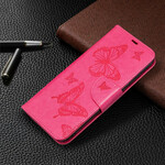 Funda Samsung Galaxy M11 Mariposas en vuelo con colgante