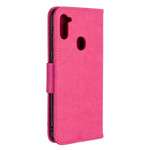 Funda Samsung Galaxy M11 Mariposas en vuelo con colgante