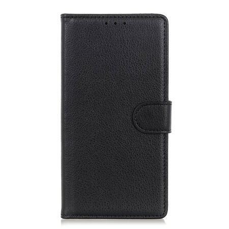 Funda de piel sintética para Sony Xperia 5 II Lychee
