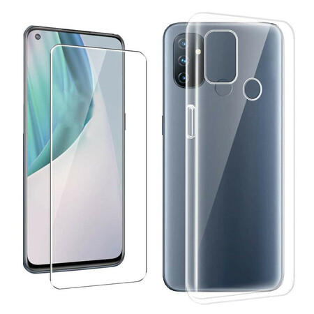 Combo de funda y pantalla de cristal templado para el OnePlus Nord N100