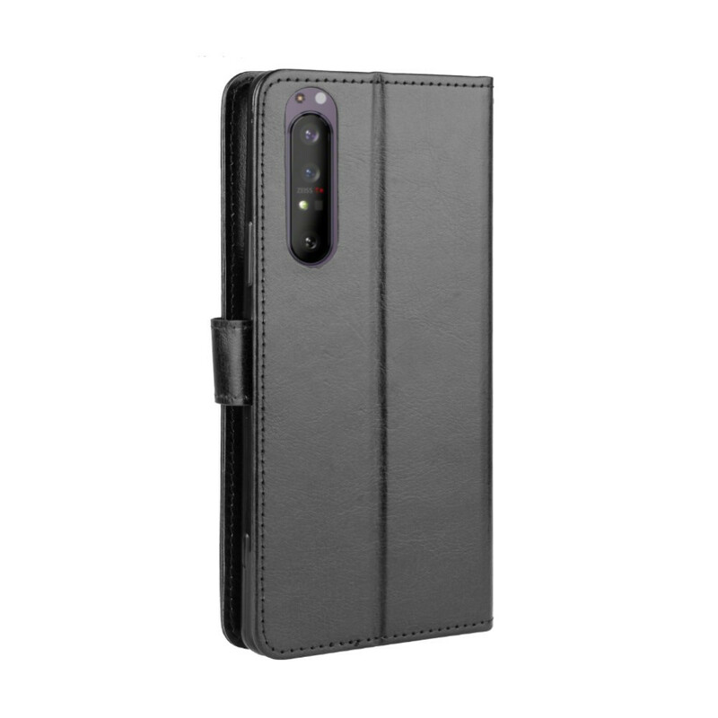 Funda de polipiel brillante para Sony Xperia 5 II