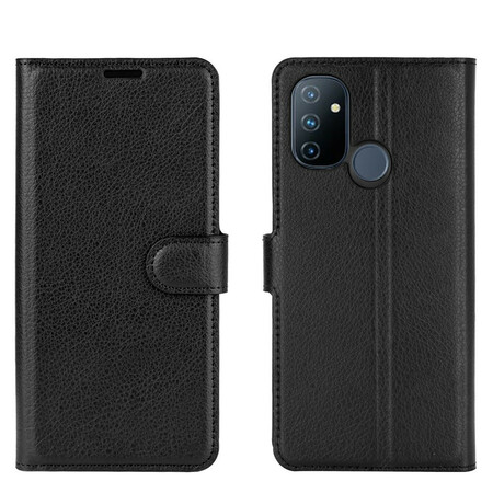 Funda de OnePlus Nord N100 Classic Efecto Litchi
