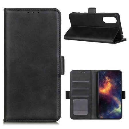 Funda para Sony Xperia 5 II con doble solapa