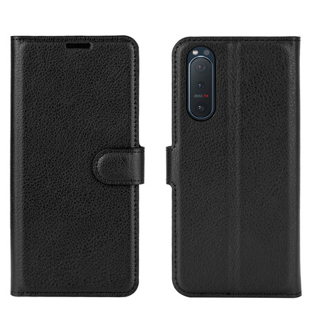 Funda clásica de polipiel para Sony Xperia 5 II