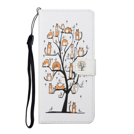 Funda con colgante para el Huawei P Smart 2021 Funky Cats