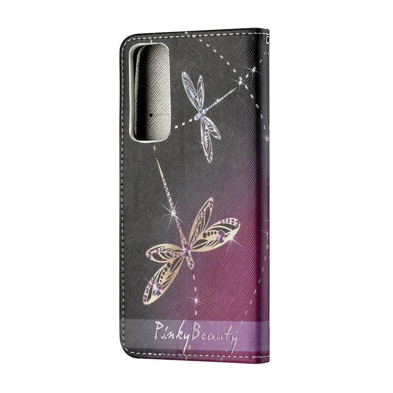 Funda Huawei P Smart 2021 Dragonfly con colgante