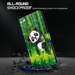 Huawei P Smart 2021 Panda y funda de bambú