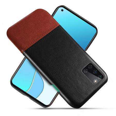Funda de cuero de dos tonos para el OnePlus 8T KSQ